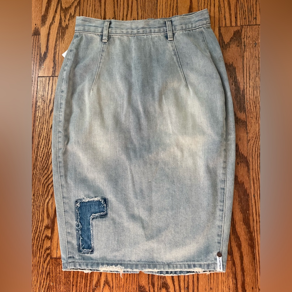 One by One Teaspoon denim pencil skirt 26